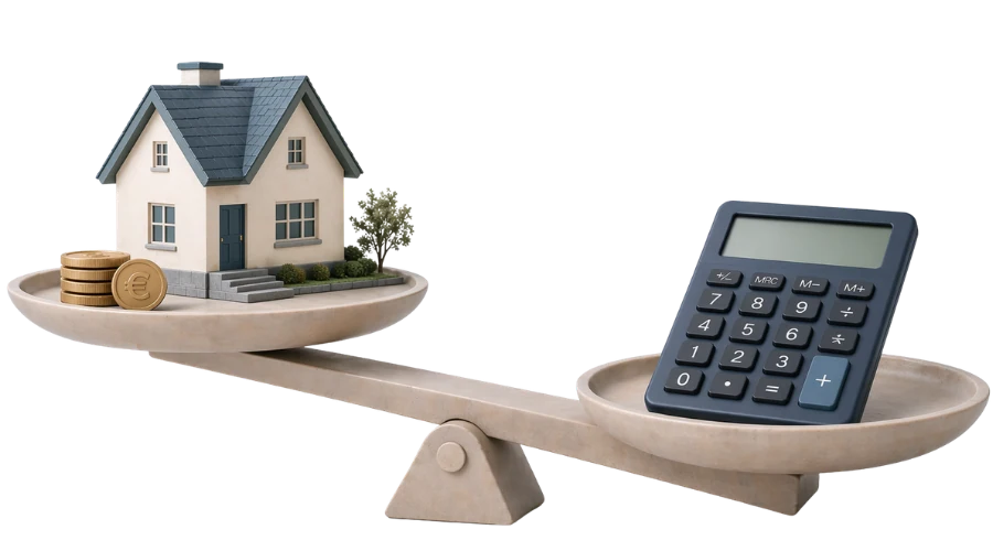 Illustratie bij negatieve nalatenschap.